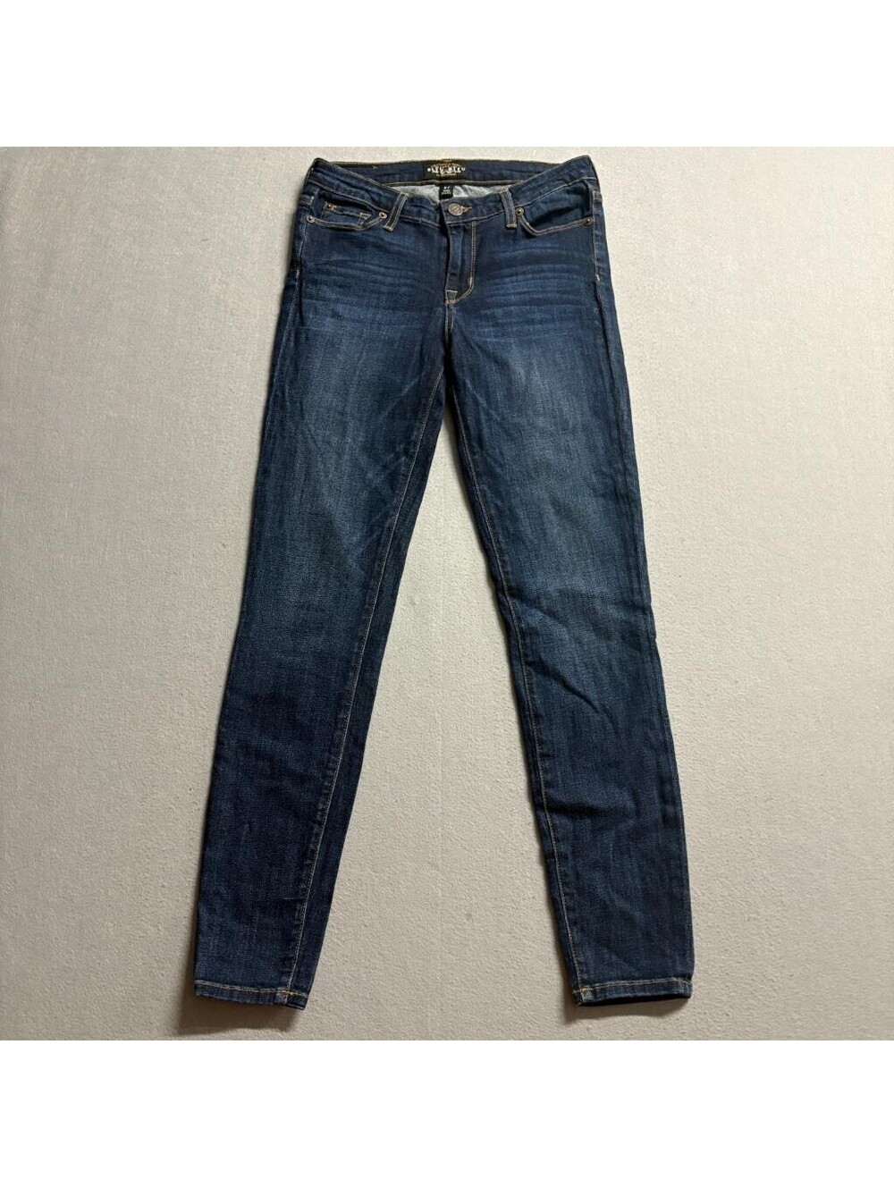 Bleu Bleu Jeans Womens 27 Skinny Dark Wash Denim Made in USA Stretch Blue